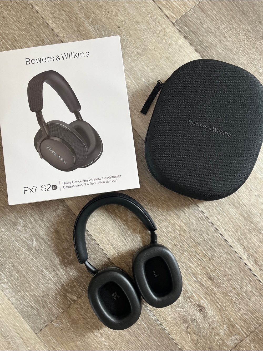 Bowers & Wilkins Px7 S2e Wireless Headphones — Black